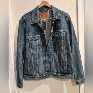 Levi's Blue Denim Jacket With Tags